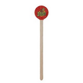 6" Round Wood Drink Stirrer